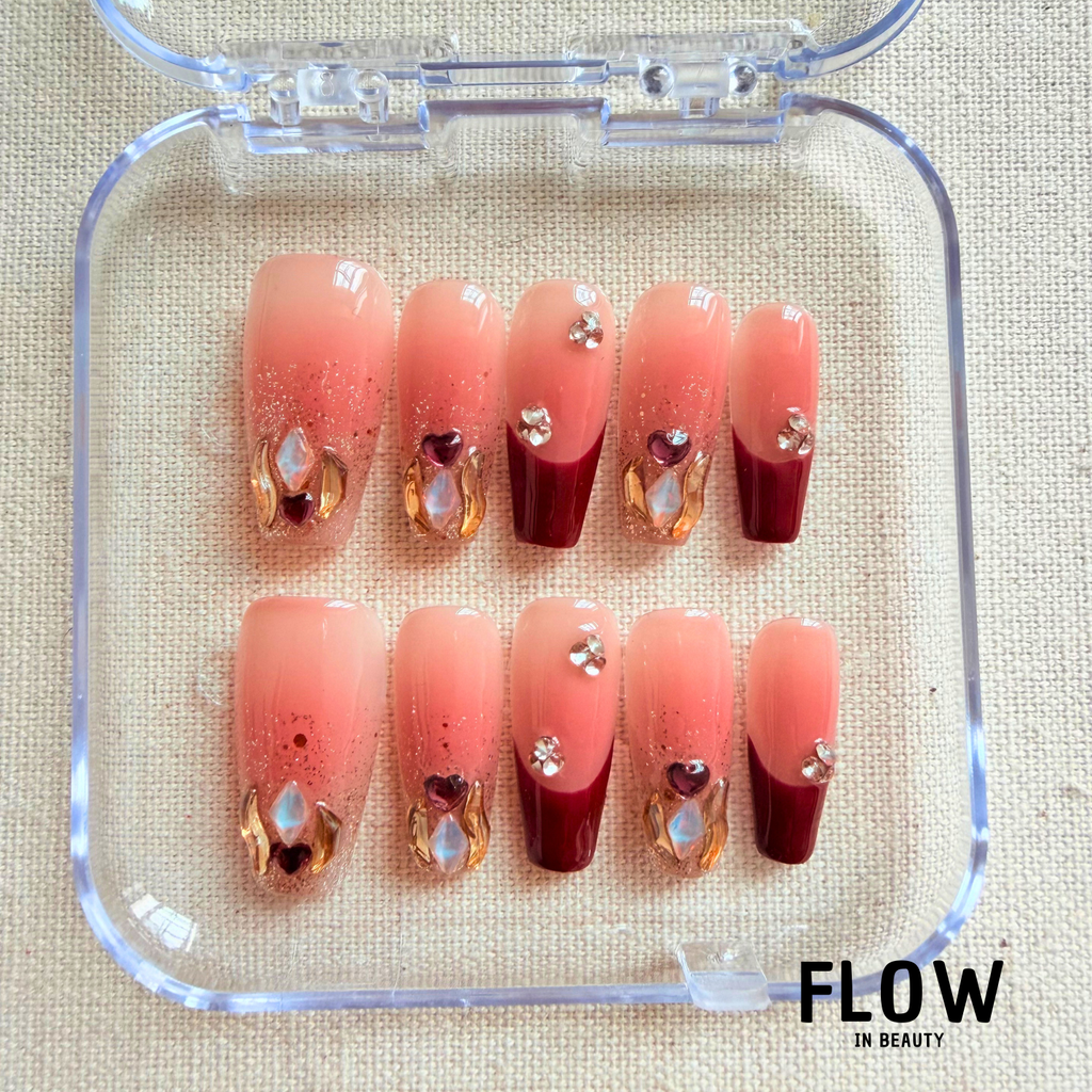 Unhas Press-On Elegant stones