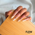 Unhas Press-On Champagne Pearl