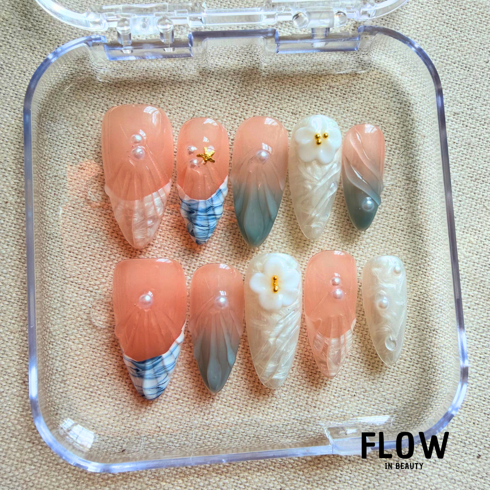 Unhas Press-On Ocean Glow