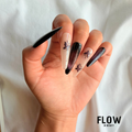 Unhas Press-On Midnight Butterfly