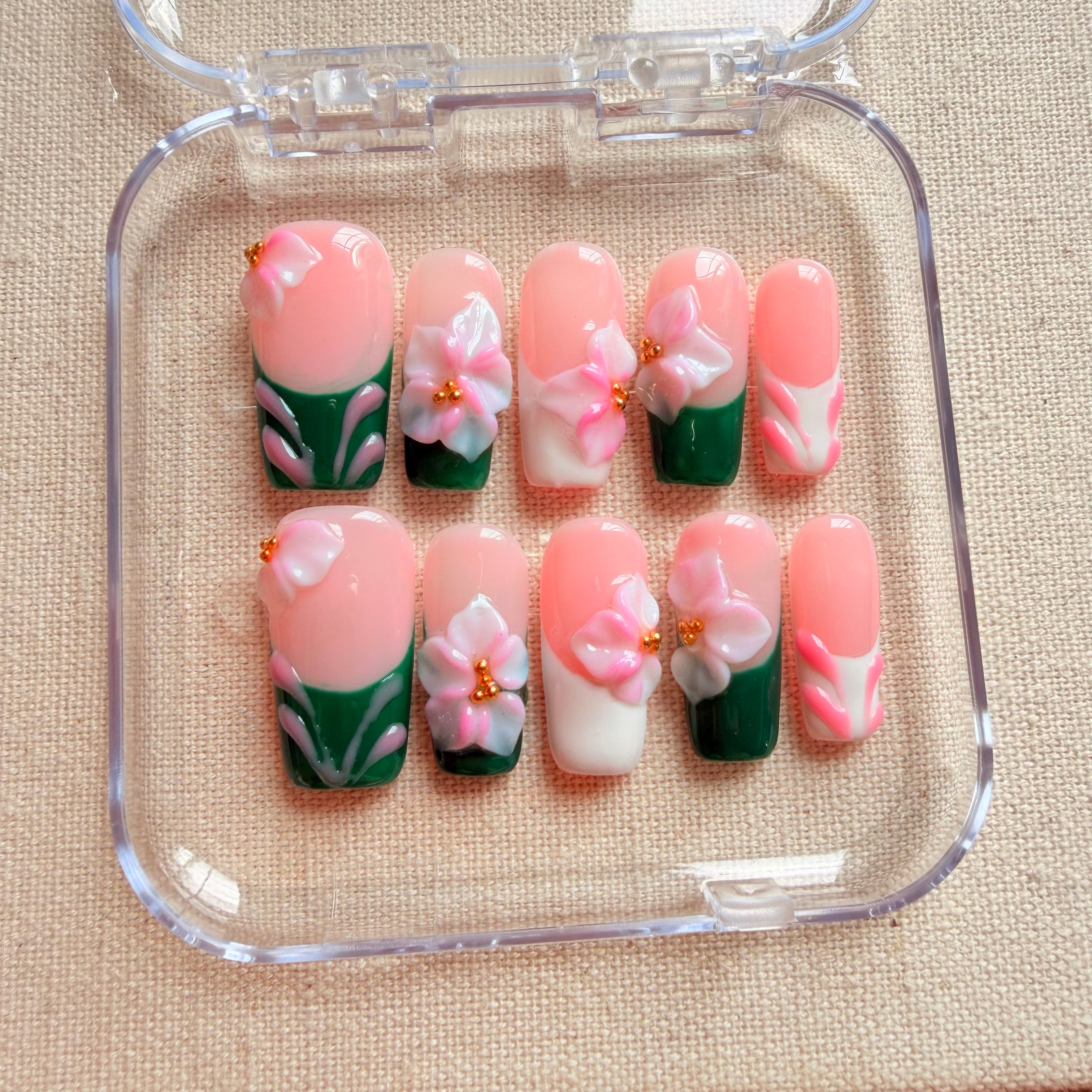 Floral Garden Press-On Nails
