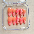 Unhas press on pink chic
