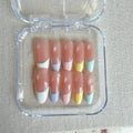 Unhas Press On Pastel French