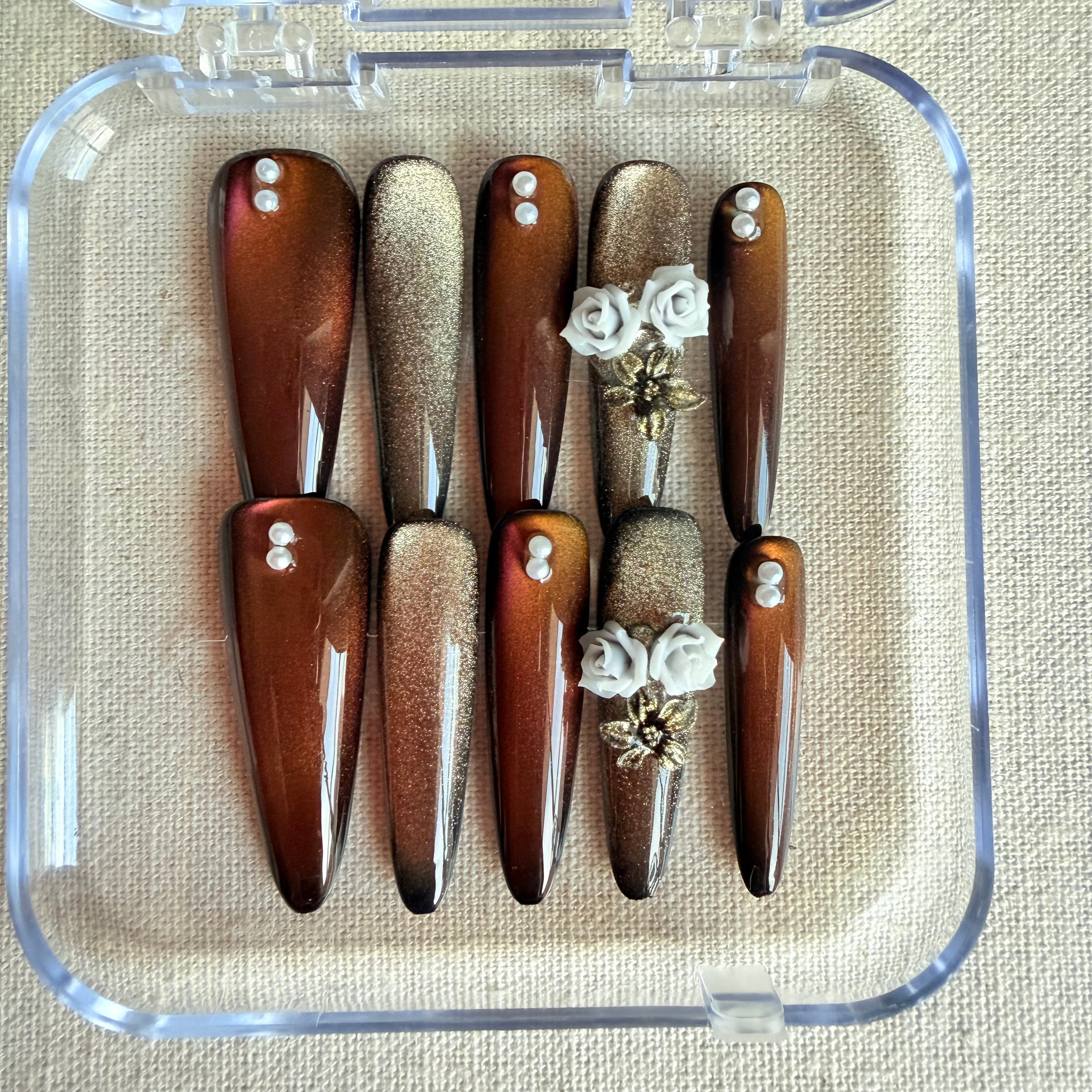 Unhas Press On Imperial Bronze