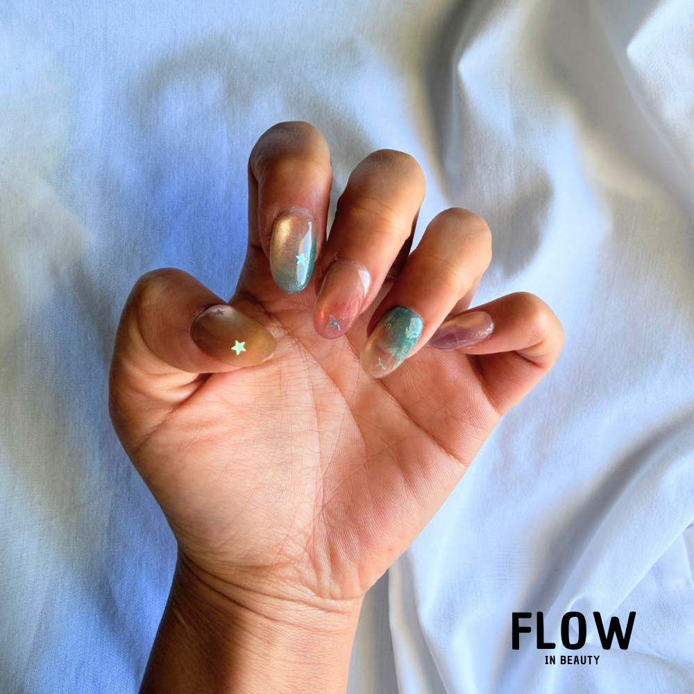 Unhas Press-On Galaxy Glow