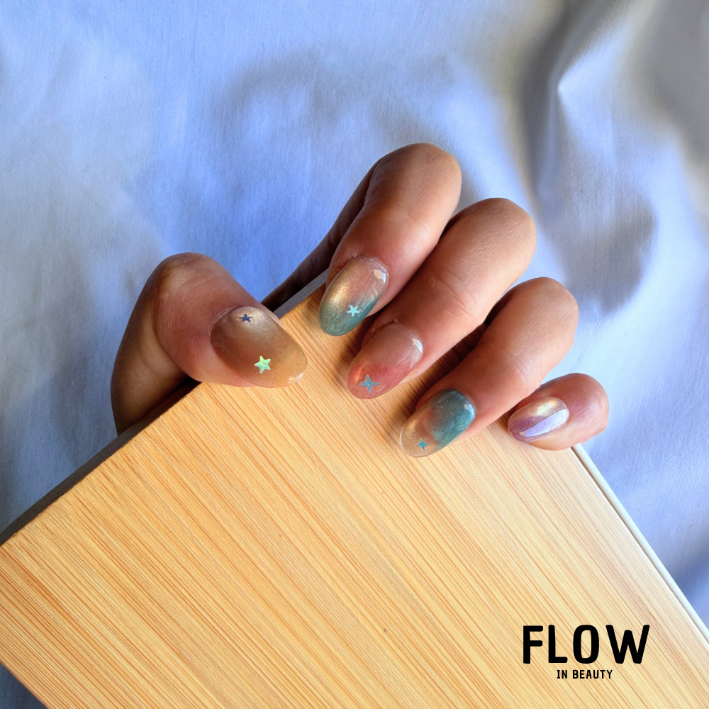 Unhas Press-On Galaxy Glow