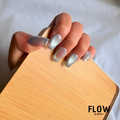 Unhas Press On Blue Magnetic French