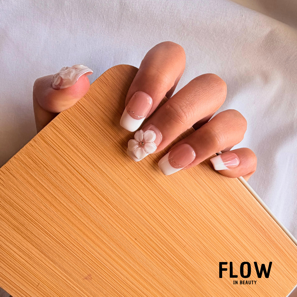 Unhas Press On Peach Blossom