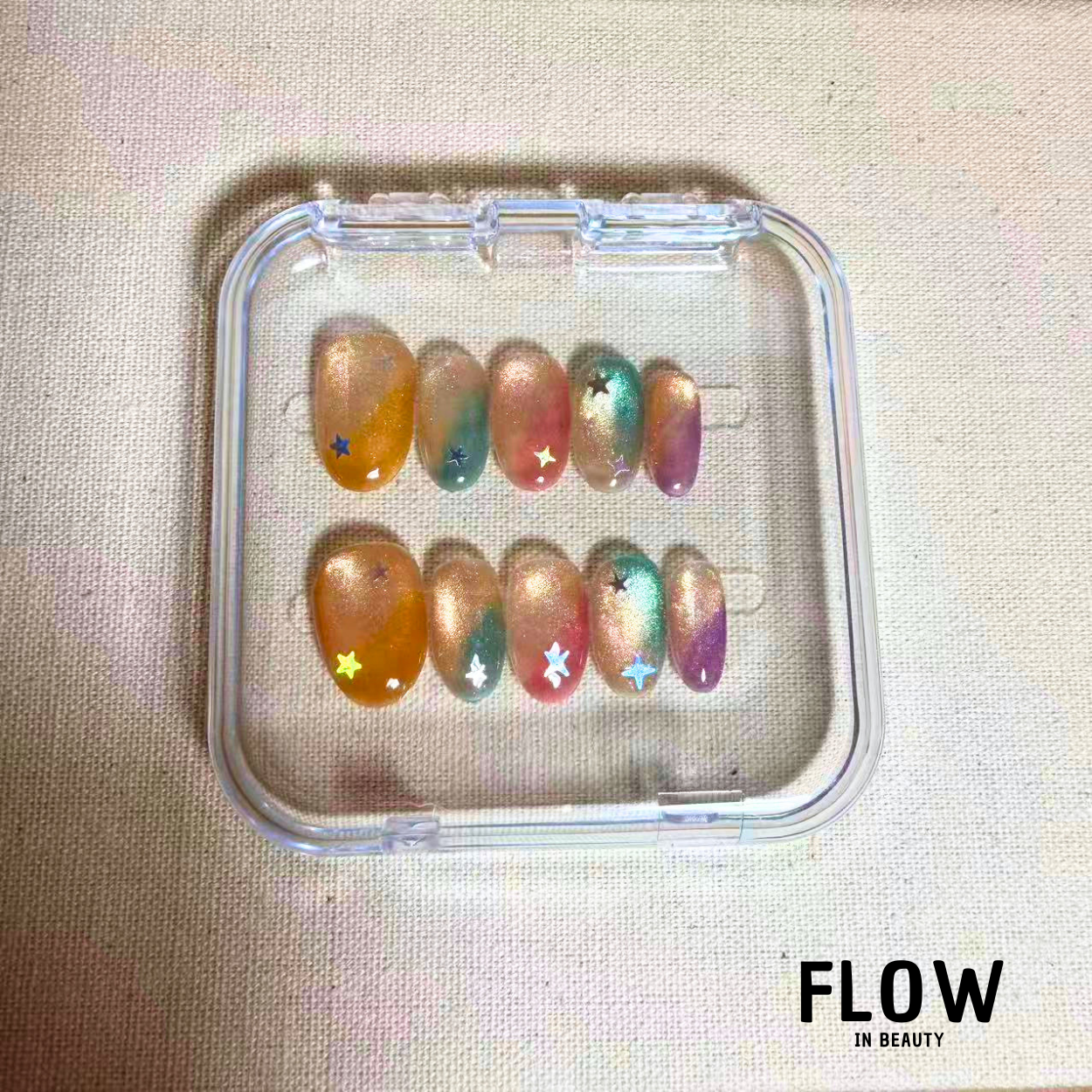 Unhas Press-On Galaxy Glow