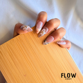 Unhas Press-On Pink Blossom Chic
