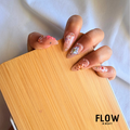 Unhas Press-On Colorful Blossom Glam