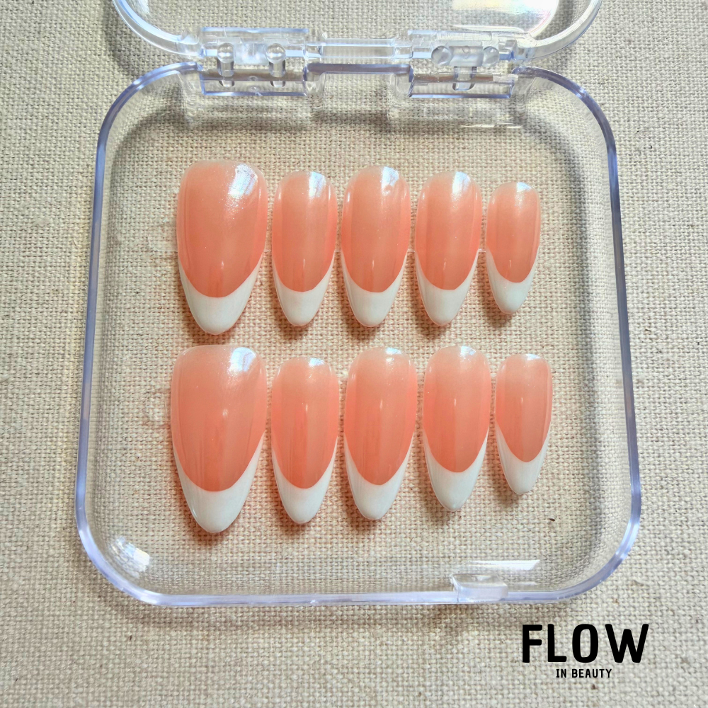 Unhas Press-On French Almond